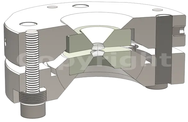 DAC-XCV-CS-(LOW) diamond anvil cell – view 2 – BETSA®