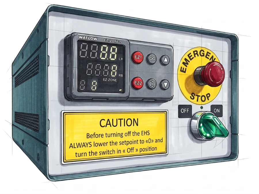 BETSA&reg; External Heating System temperature controller