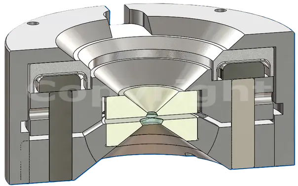 M-DAC-BHP-SP membrane diamond anvil cell – view 4 – BETSA®