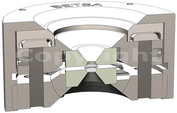 M-DAC-BHP-SP membrane diamond anvil cell – view 2 – BETSA®