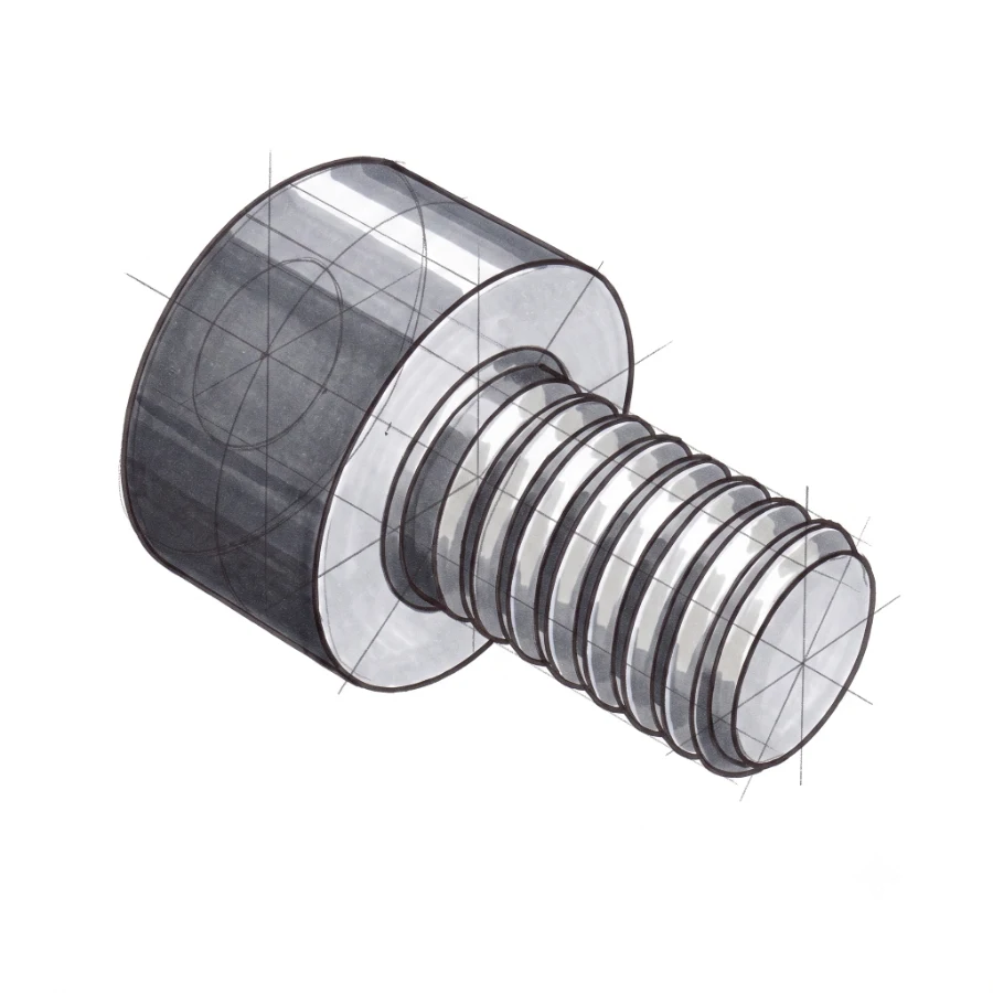 Polished micro-valve closing screw – BETSA®