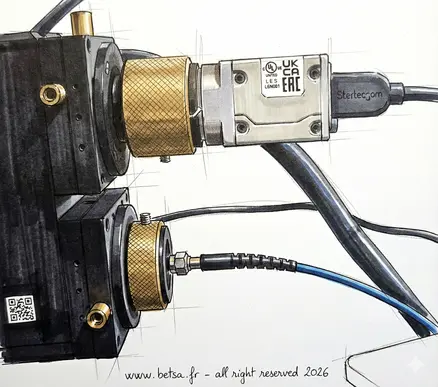 XYZ adjustment for camera and fiber