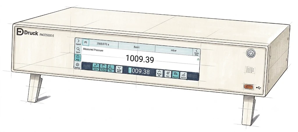 Druck® PACE5000 E pressure controller supplied by BETSA® as APDS210 D