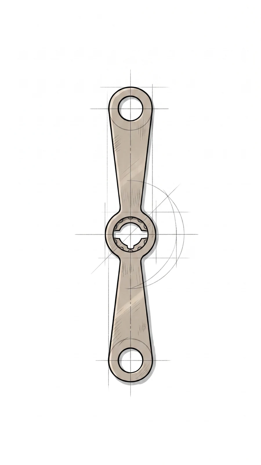 BETSA&reg; internal heating element for a gasket of &Oslash; 4 mm, with its central bore