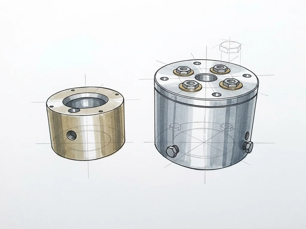 BETSA® gearbox for gas loading, BETSA cells Ø 50 mm, 32 mm high