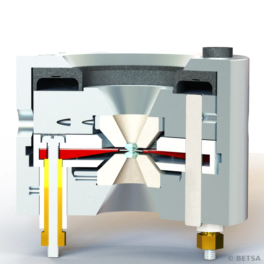 M-DAC-XCV-THT-IHS membrane diamond anvil cell – view 4 – BETSA®